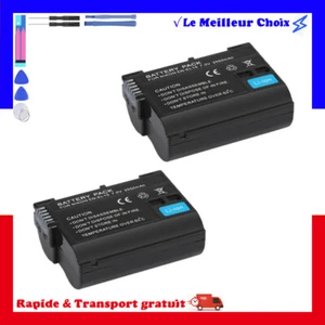 2x Batterie Pour NIKON EN-EL15 D7000 D7100 D7200 D600 D750 D800 D800E V1 NEUVE - Picture 1 of 6