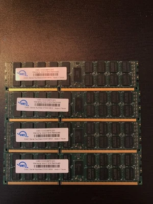 OWC 128GB 4x32GB 1333MHz DDR3 Memory kit for 2013 Apple Mac Pro OWC1333D3MPE32G - Image 1 of 2