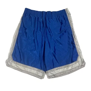 Emerge Men's Large Basketball Shorts in BLUE And White Stripe NO DRAWSTRING - Picture 1 of 12