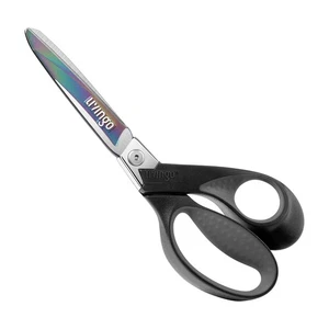 LIVINGO Industrial Scissors all Purpose 9 Professional Heavy Duty Shears Sharp - Picture 1 of 7