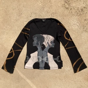 Custo Barcelona Top sz 2 vintage 90s y2k graphic print - Picture 1 of 17