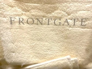 Frontgate Luxurious Thick Egyptian Cotton Rug Ivory rug 30x72 New - Picture 1 of 3