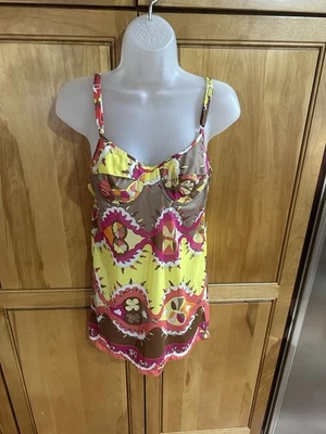 Emilio Pucci Años 60 34B Vintage Formfit Rogers Saks Fifth Ave Estampado Sin Cordones Con Aros Foto 1 de 4