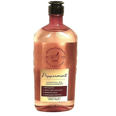 Gel de ducha de gel de baño de aromaterapia Bath & Body Works aceite esencial de menta Foto 1 de 2