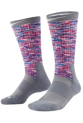 Calcetines de baloncesto Nike Elite Kay Yow grandes 8-12 gris rosa BCA NUEVOS CON ETIQUETAS Foto 1 de 4