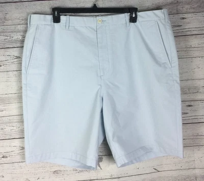 Pantalones Cortos PENGUIN by Munsingwear Para Hombre Azul Claro Blanco Rayas Frente Plano Talla 44 Foto 1 de 4