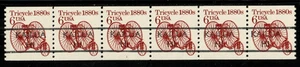 Scott 2126a 6 ¢ Dreirad HI Precancel P#1 kostenloser US-Versand - Bild 1 von 1
