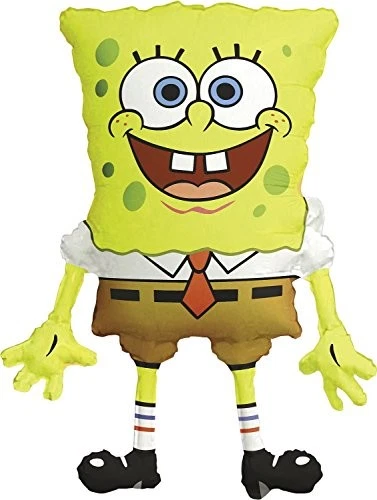 Anagrama Bob Esponja Pantalones Cuadrados Forma Lámina Globo Paquete 28" Foto 1 de 1