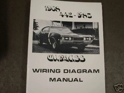 Oldsmobile Cutlass 442 F85 1968 cableado manual Foto 1 de 1