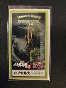 2023 Marvel Anime Vol 2 Cápsula Mini Namor's Trident Nivel Mundial #/349 - Imagen 1 de 3