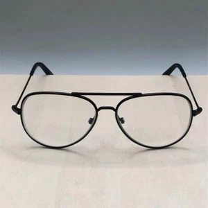 Warby Parker Raider W 2415 Aviator Glasses Black Unisex FRAMES ONLY 58-14-140 - Picture 1 of 7