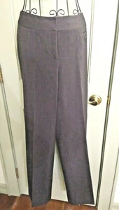 Atelier Womens Straight Leg Trousers Pants Dark Gray Charcoal Sz 6 - Picture 1 of 6