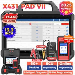 LAUNCH X431 PAD VII Pad7 Pro Car Diagnostic Scanner J2534 Key Programming Coding - Picture 1 of 56
