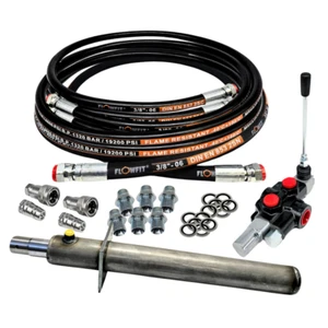 Spezialist Holzspalter-Set mit einem kompakten Auto-Kickout-Hebelventil, 7,7-10 Tonnen - Bild 1 von 4