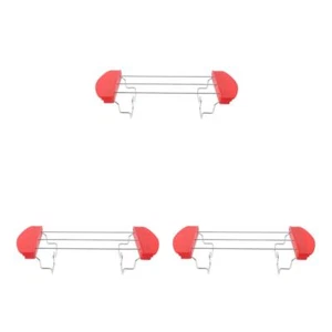 Set of 3 Sanduhr Toastergrill Toaster-Grillrost Sandwichhalter - Bild 1 von 12