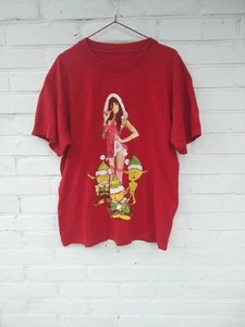Two in the shirt TITS Men's Red T-shirt Size L - Picture 1 of 5