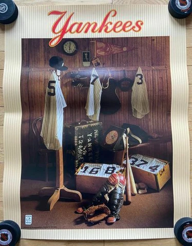 Vintage MLB Baseball Posters U-Pick Discount Ship Multiples NY Yankees Padres Cover