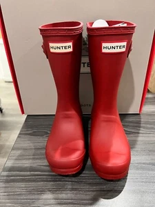 Hunter Kids Original Military Red RainBoot US 13B/1G - Picture 1 of 4