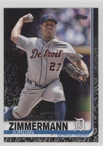 2019 Topps Black /67 Jordan Zimmermann #249