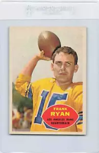 1960 Topps #62 Frank Ryan Rams quasi nuovo/MT *1131 - Foto 1 di 2