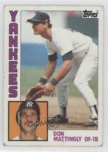 1984 Topps Don Mattingly #8 Rookie RC