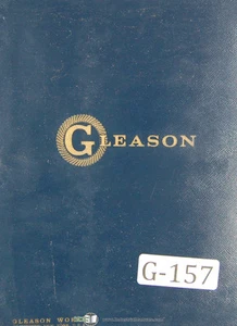 Afilador cortador hipoideo biselado espiral Gleason 13, manual de instrucciones del operador - Imagen 1 de 4