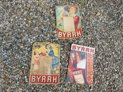 3 CARTON PUBLICITAIRES ANCIENS BYRRH - Photo 1/4