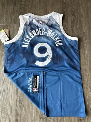 Nickeil Alexander Walker Minnesota Timberwolves Autograph Signed Jersey! Psa Coa - Image 1 of 3