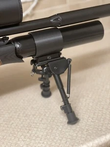 Air Rifle Bipod Mounting Bottle Clamp in Black for PCP gun Picatinny Rail - Picture 1 of 3