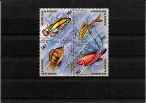 Briefmarken -Burundi -Fische - Bild 1 von 1