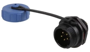PRO ELEC - Circular Threaded Panel Mount Connector Plug, 5-Pole, IP68 - Picture 1 of 1
