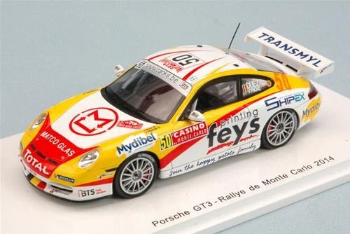 Porsche 996 Gt3 Rallye Monte Carlo 2014 Marc Duez Spark 1/43
