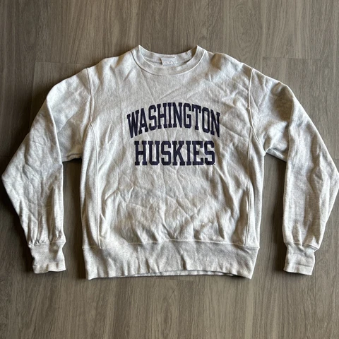 Champion Sweatshirt Adult Medium University Of Washington Huskies Reverse Weave Cover