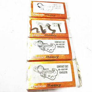Delco Remy Contact Point Set A-113P [Lot of 4] NOS