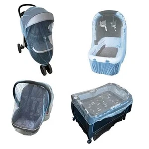  Mosquito Net for Stroller, Bassinet, Cradle - Baby Mosquito Net Cover for Blue - Picture 1 of 7