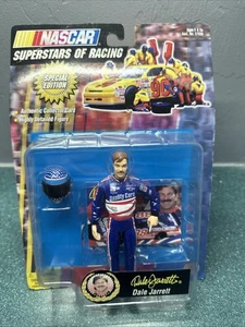 NASCAR Superstars of Racing Dale Jarrett Action Figure w/Card 1998 Sealed - Picture 1 of 4