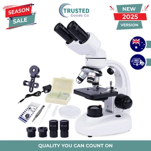 40X-1000X Binocular Compound Microscope with Microscope Slides Phone Holder - Picture 1 of 8