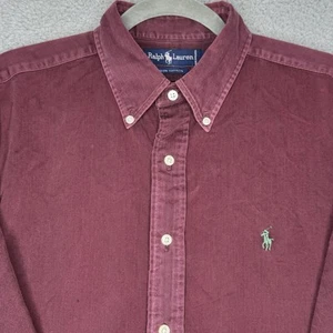 Ralph Lauren Shirt Mens XL Red Button Up Casual Preppy Cotton - Picture 1 of 14