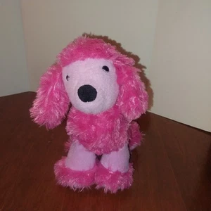 Manhattan Toy Company Barboncino Rosa Cucciolo Cane Peluche Imbottito 8" - Foto 1 di 7