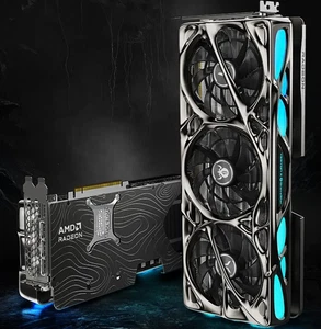 YESTON×GravaStar RX 9070 XT 16GD6 Mercury Nova OC Skeletal Design Graphics card - Afbeelding 1 van 8
