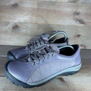 keen presidio womens size 10 shoes purple leather comfort walking hiking sneaker - Picture 1 of 8