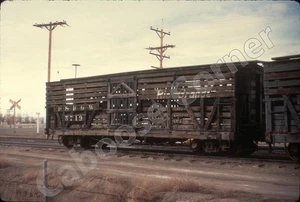 D&RGW Stock Car #5719 at Alamosa CO on 1-31-70 35mm Slide Chione (5461) - Picture 1 of 1