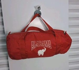 Vintage University of Alabama Crimson Tide Sporttasche rot Nylon Reisetasche Nasco USA - Bild 1 von 13
