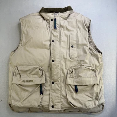 Chaleco Acolchado St Johns Bay De Colección Bolsillos Utilitarios Tostado XXL Bolsillos con Cremallera Completa Acolchado Foto 1 de 4