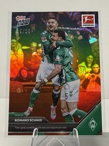 2024 Topps Now Bundesliga Romano Schmid #159 SSP 25/25 - Picture 1 of 2