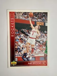 CARD UPPER DECK 93-94 ITA NBA ROCKETS BROOKS n 89 - Foto 1 di 2
