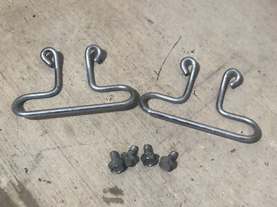 1991 Honda Nighthawk 750 CB750 OEM MUFFLER EXHAUST PIPE BRACKET MOUNT GUARD - Image 1 of 4