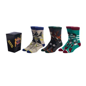 Bioworld My Hero Academia Three Pack Go Beyond Ultra Three Pair Crew Socks - Picture 1 of 1