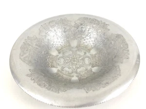 vintage Wilson Specialties Co. hand wrought aluminum serving bowl 1930s 1940s - Bild 1 von 8