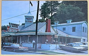 Postal de colección de restaurante Gatlinburg Tennessee Chimney House c1950 - Imagen 1 de 2